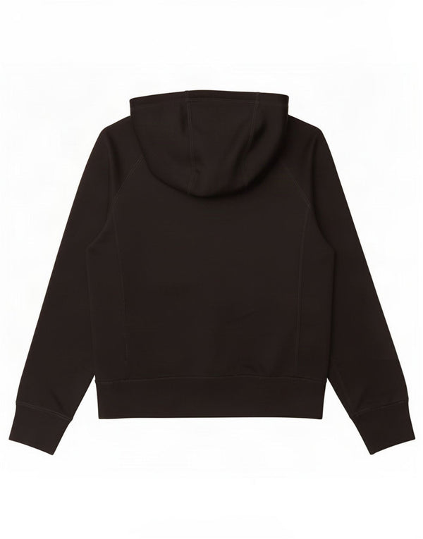 Nike Girls Therma-Fit Graphic Hoodie Jumper 12-13 Years Large Black
