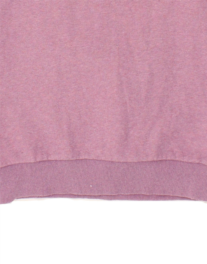 CHAMPION Womens Graphic Sweatshirt Jumper UK 12 Medium Pink Cotton | Vintage Champion | Thrift | Second-Hand Champion | Used Clothing | Messina Hembry 