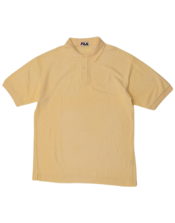 Polo Fila Hombre IT 48 Algodón Amarillo Medio