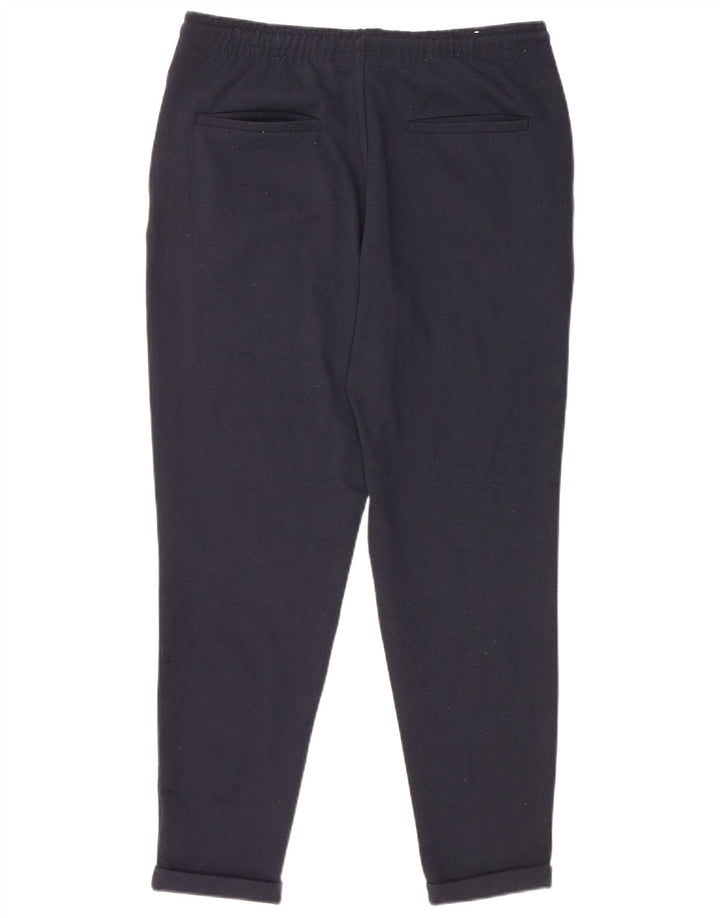 Zara Hombre Pantalón Chino Slim Medium W31 L27 Poliéster Azul Marino