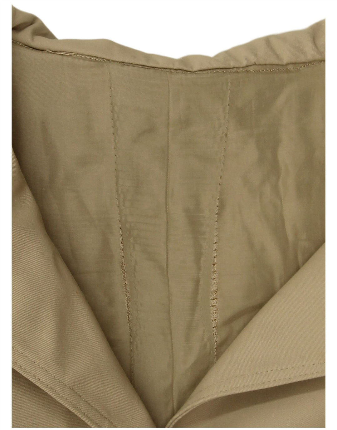 VINTAGE Mujer Gabardina Reino Unido 12 Medio Beige