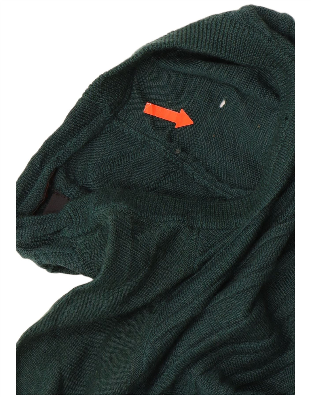 CARRERA Suéter tipo jersey para mujer con cuello barco UK 14 Rayas verdes medianas