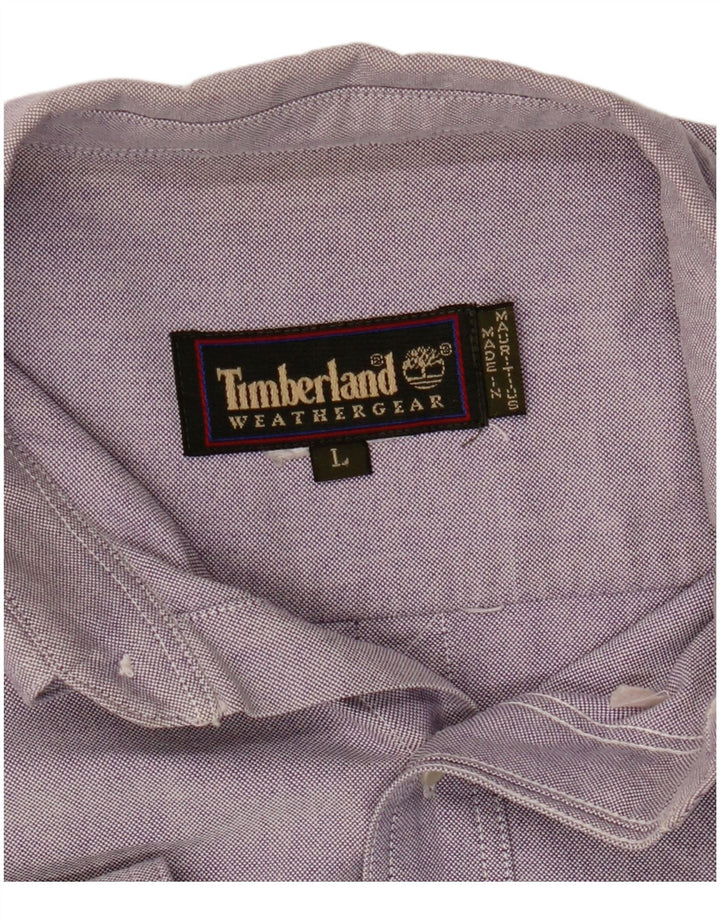 Timberland - Camisa Weathergear para hombre, talla grande, color morado