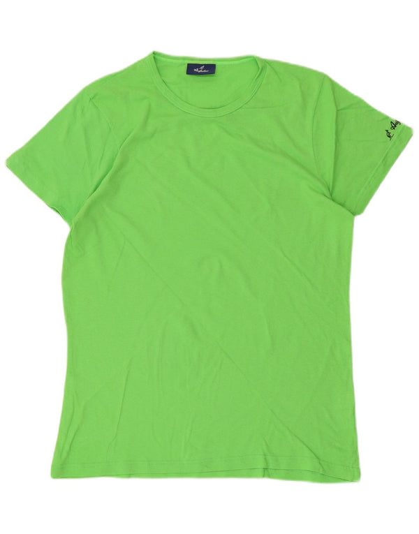 AUSTRALIAN L'ALPINA Camiseta Hombre Top Algodón Verde Medio