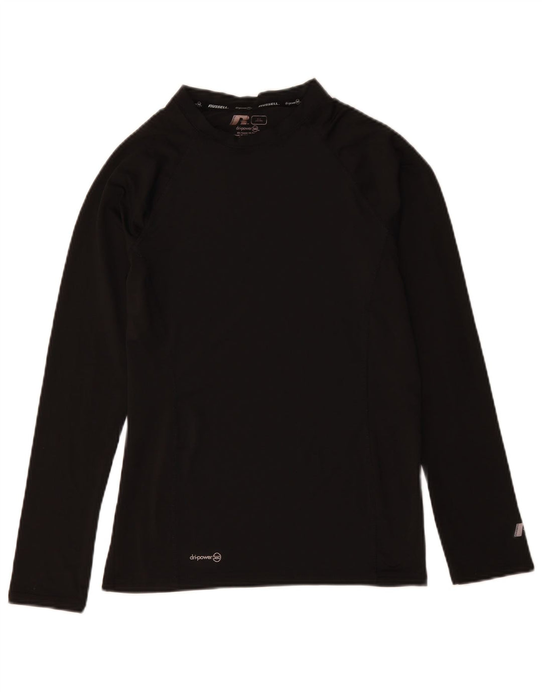 RUSSELL ATHLETIC Camiseta Hombre Manga Larga Poliéster Negro Mediano