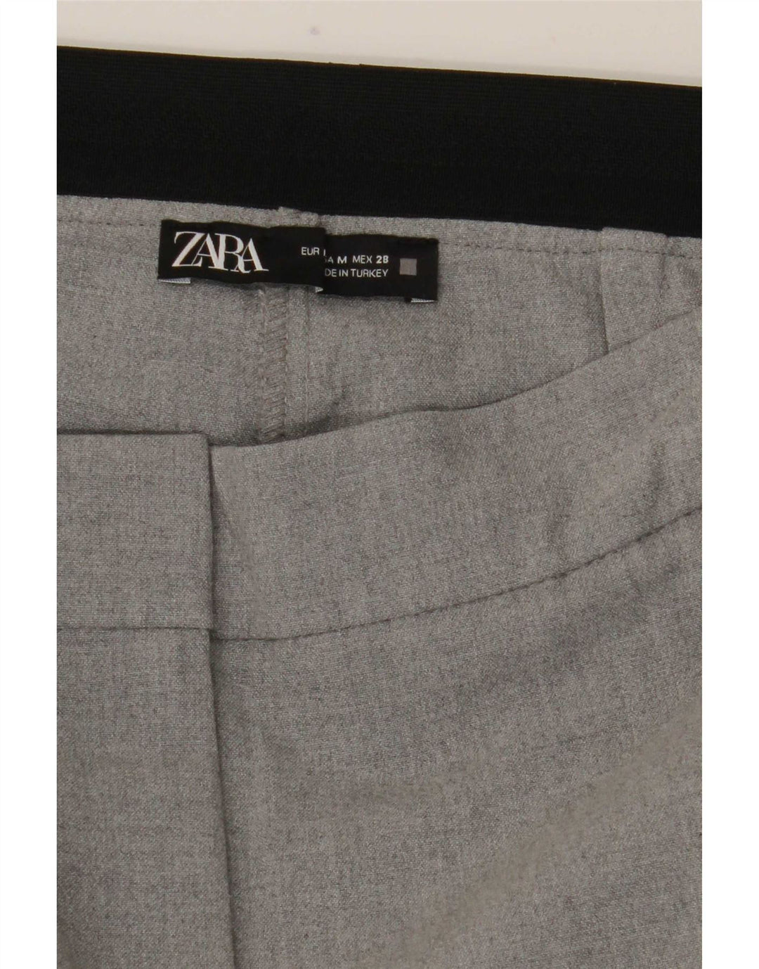 Zara Mujer Pantalón Chino Slim Medium W28 L27 Gris
