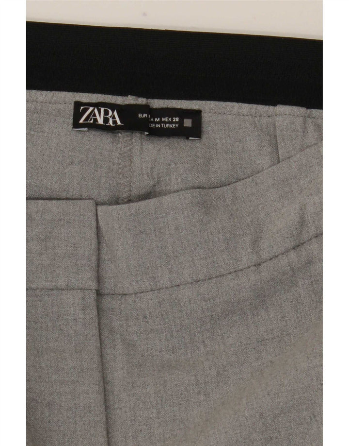 Zara Mujer Pantalón Chino Slim Medium W28 L27 Gris