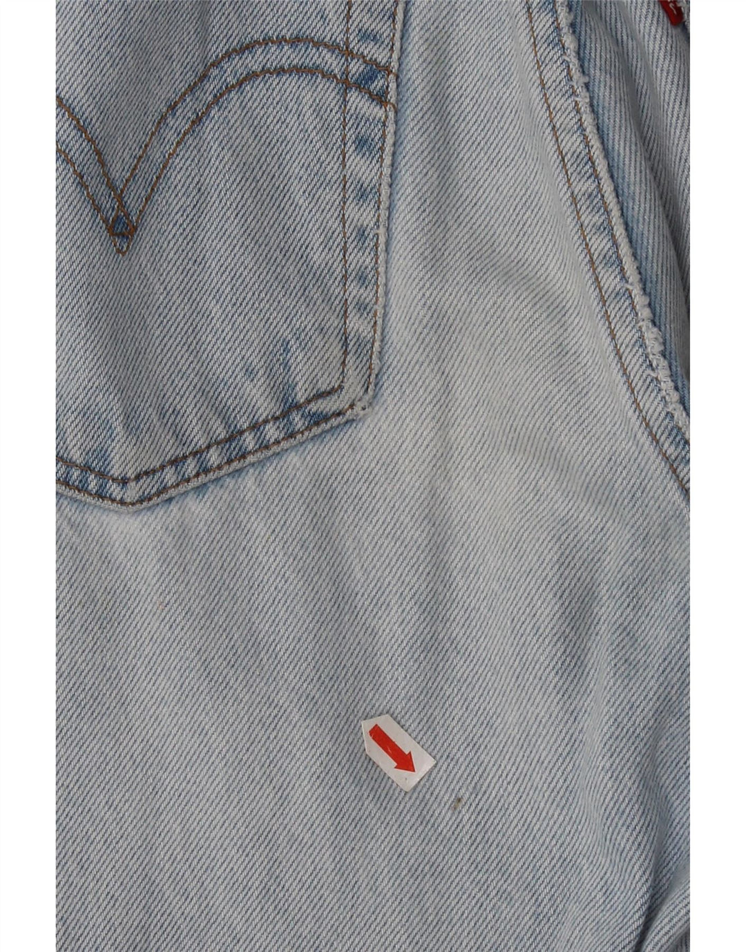 Vaqueros Levi's Mujer Ribcage Rectos W25 L29 Algodón Azul