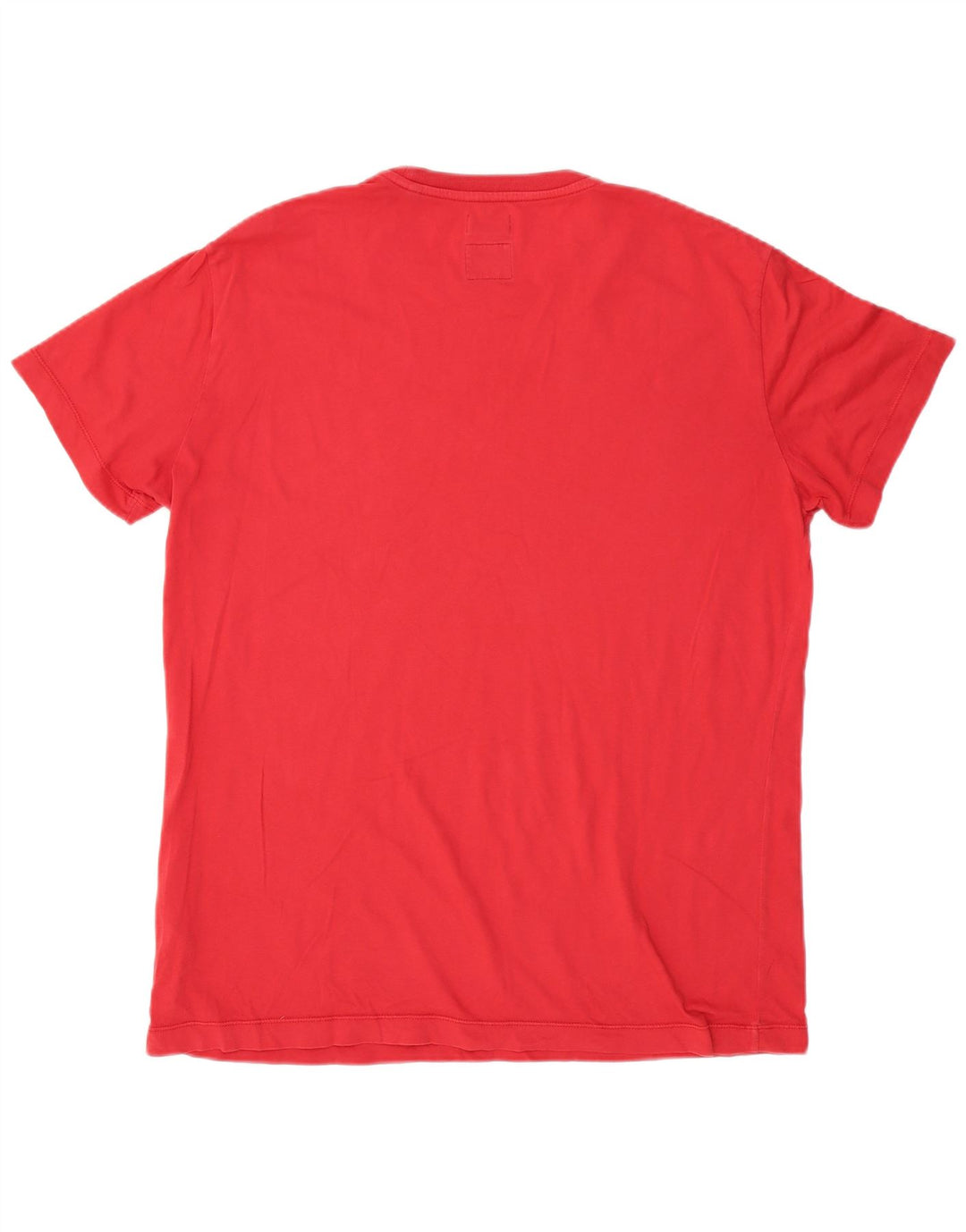 DIESEL Camiseta gráfica para hombre Top 2XL Algodón rojo