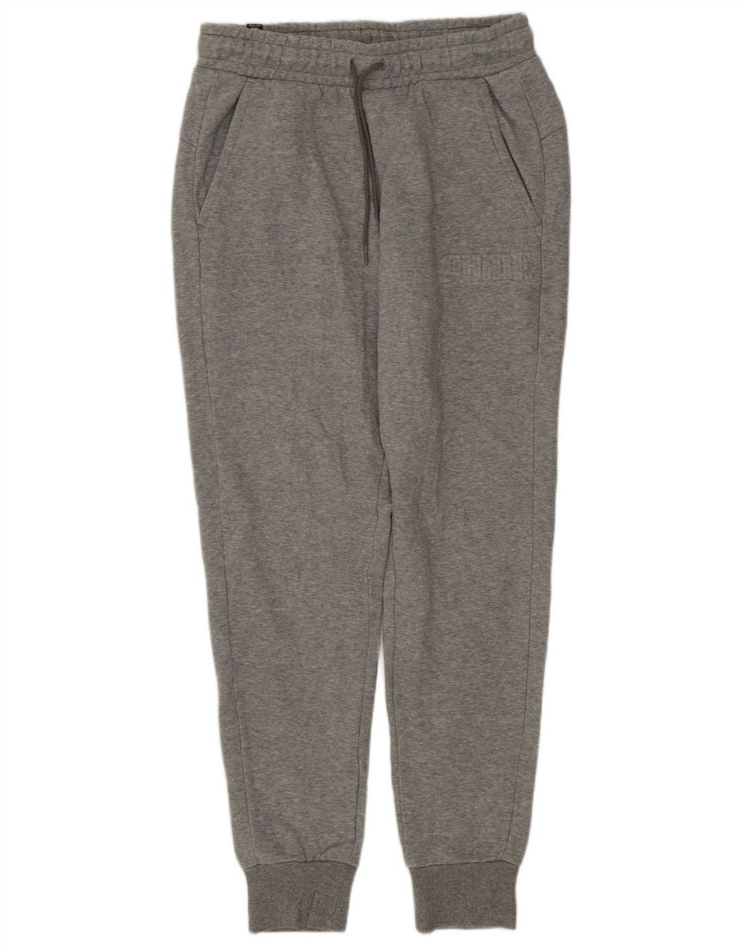 PUMA Pantalones de chándal para hombre Joggers Small Grey Cotton