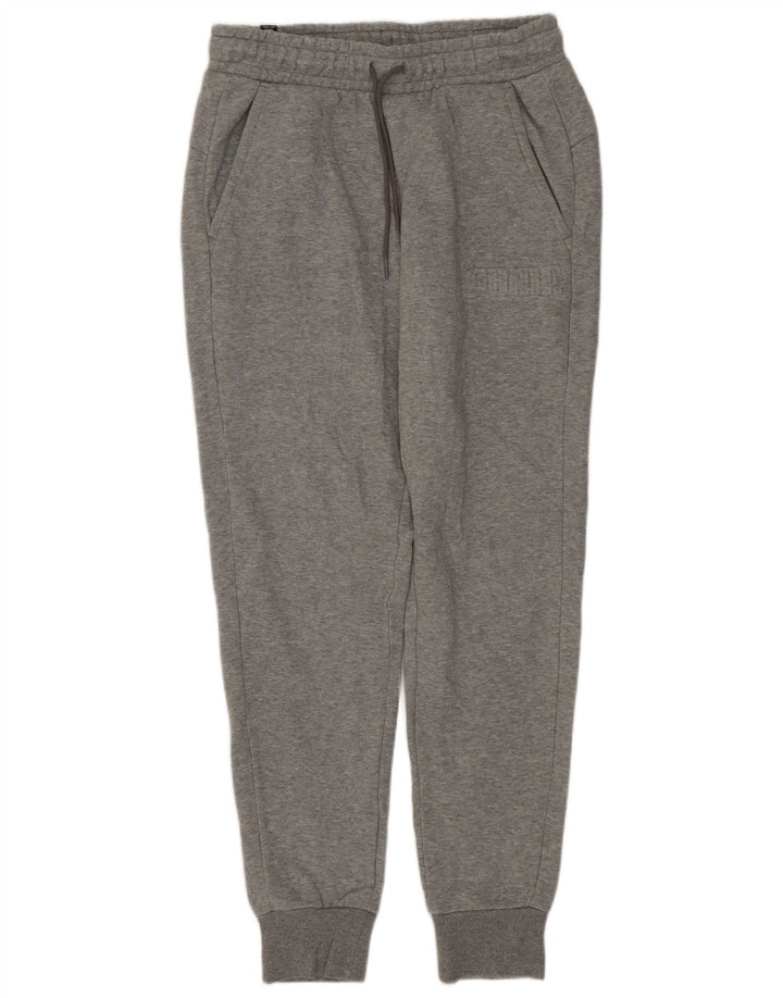 PUMA Pantalones de chándal para hombre Joggers Small Grey Cotton