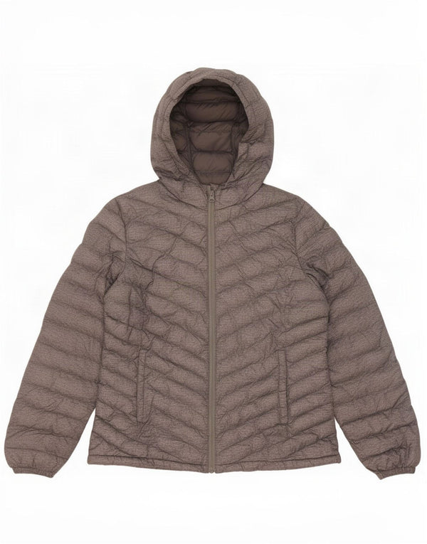 Chaqueta acolchada con capucha para mujer Mountain Warehouse UK 44 Poliéster gris grande