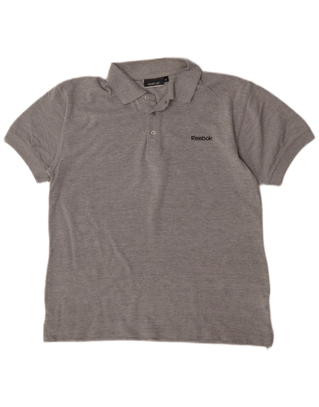 Polo Reebok Hombre Algodón Gris Medio
