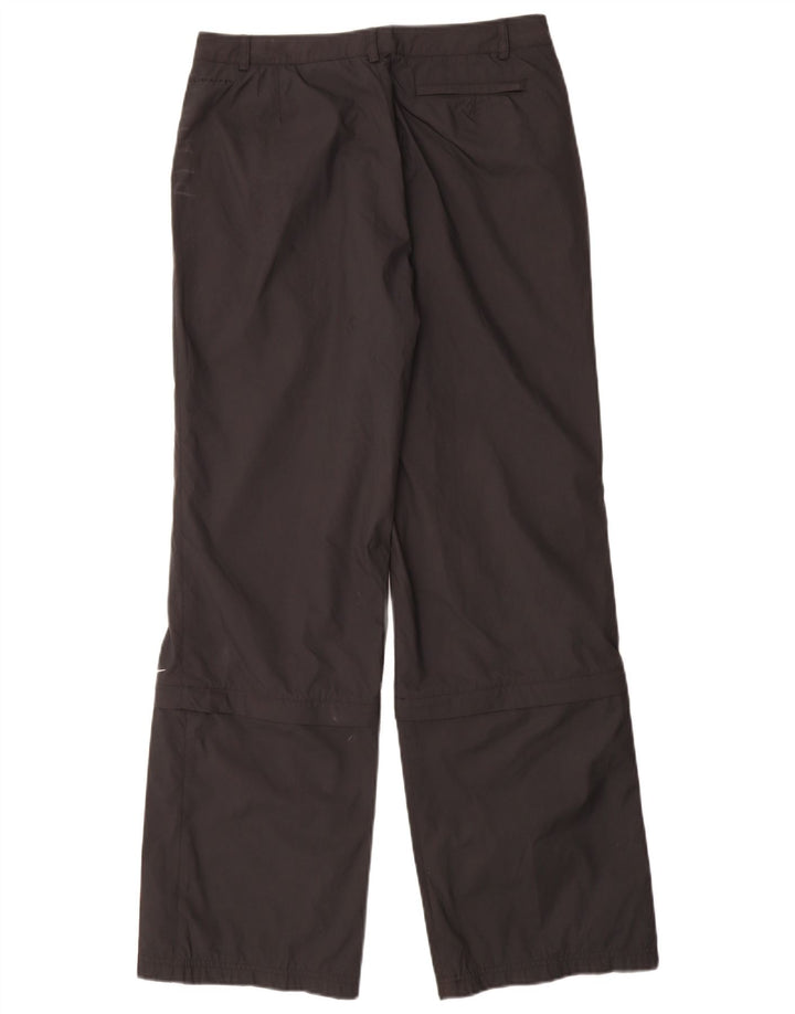 NIKE Pantalones de chándal para mujer UK 44 Mediano Negro Poliéster