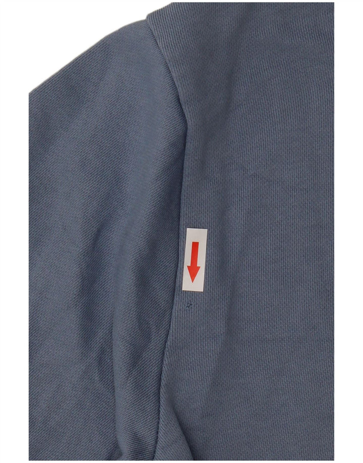 Zara Hombre Sudadera Jumper XL Azul Algodón