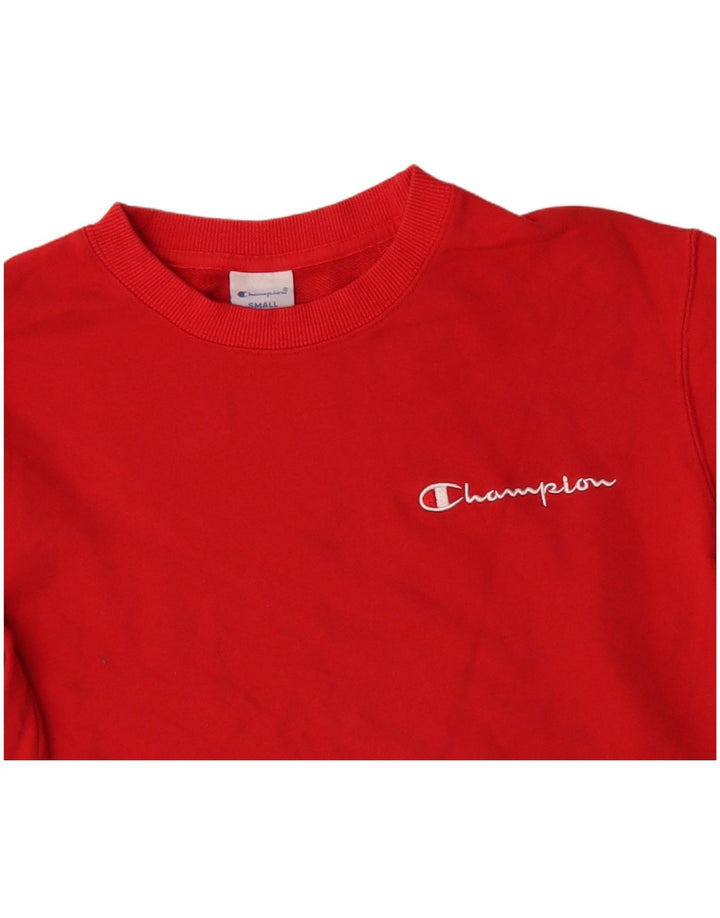 Champion Sudadera para mujer Jumper UK 10 Small Red Cotton