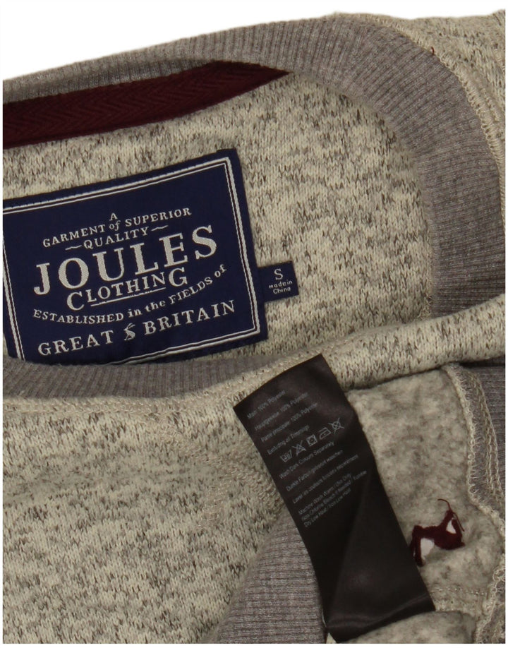 Jersey con cuello barco para hombre Joules Poliéster moteado gris pequeño