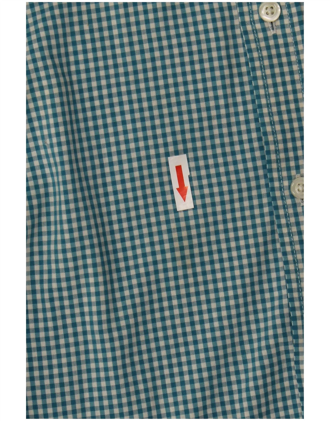 Camisa Izod Hombre Grande Algodón Vichy Azul