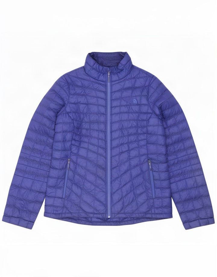 The North Face Chaqueta acolchada para mujer UK 44 Medium Blue Nylon