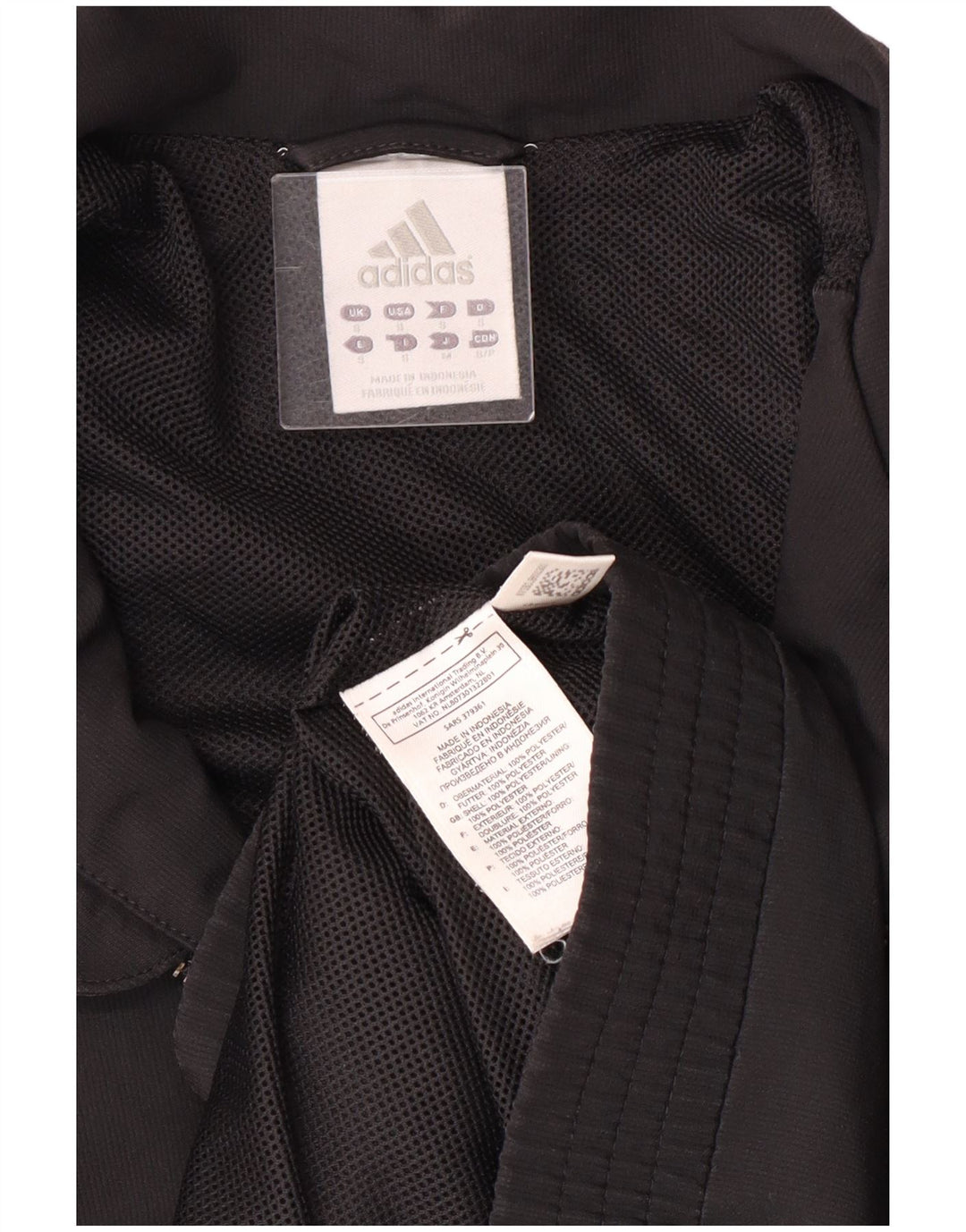 Adidas Mens Climacool Chándal Top Chaqueta Pequeña Poliéster Negro