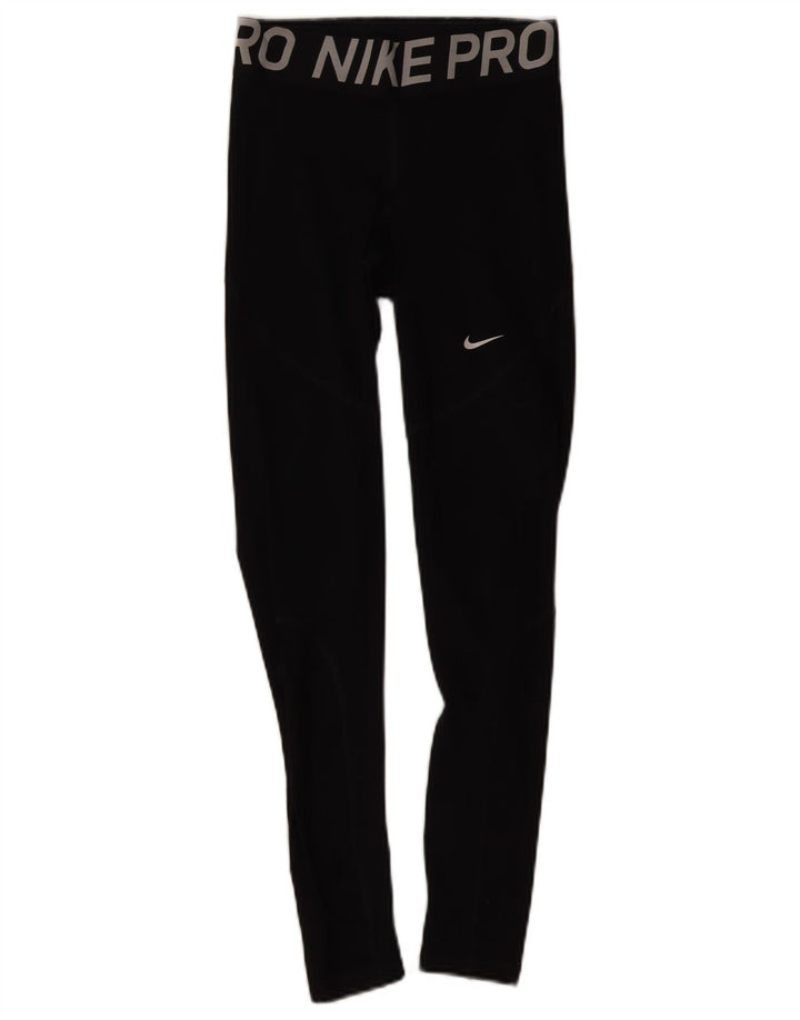 Nike Dri Fit Graphic Leggings para mujer, talla 8, color negro