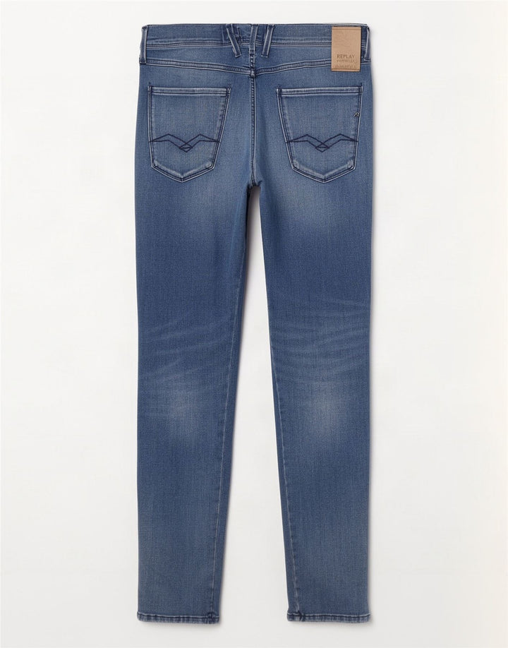 Replay Vaqueros Anbass Slim para Hombre W36 L34 Azul