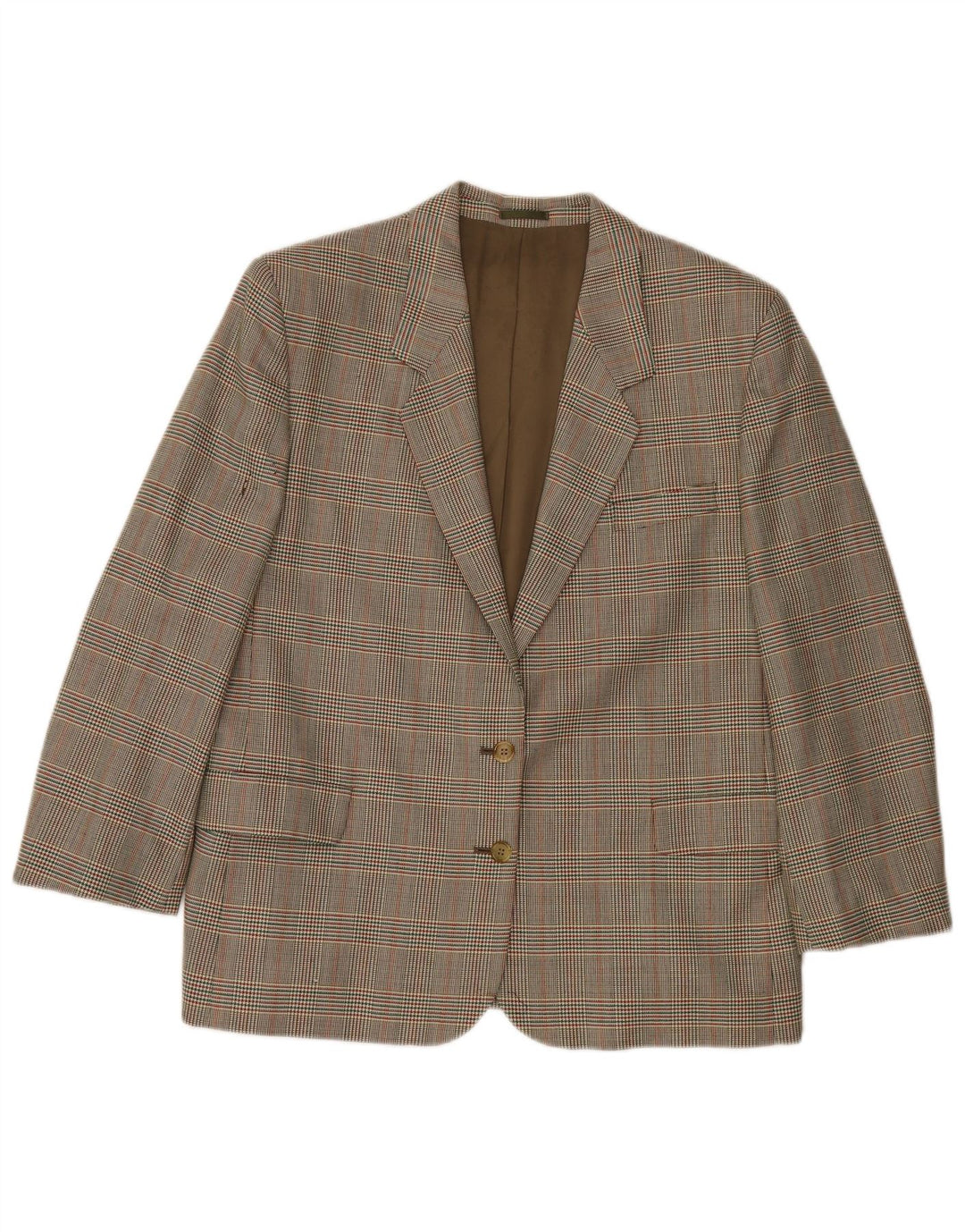 Burberrys Chaqueta tipo blazer de 2 botones para mujer Reino Unido 44 Lana de pata de gallo verde grande