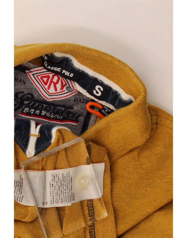 SUPERDRY Polo Hombre Small Naranja Algodón