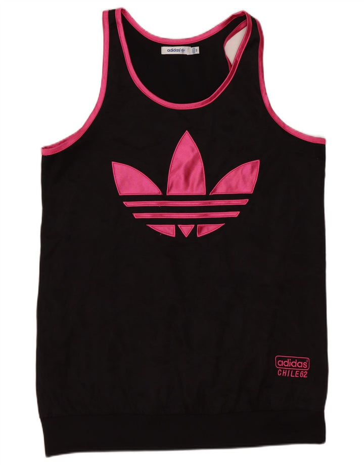 Adidas Mujer Graphic Vest Top EU 40 Medio Negro Poliéster