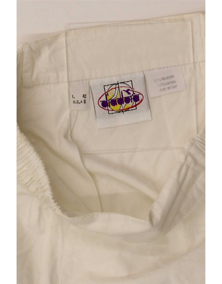 Falda De Tenis Diadora Graphic IT 42 Medium Blanco Poliéster