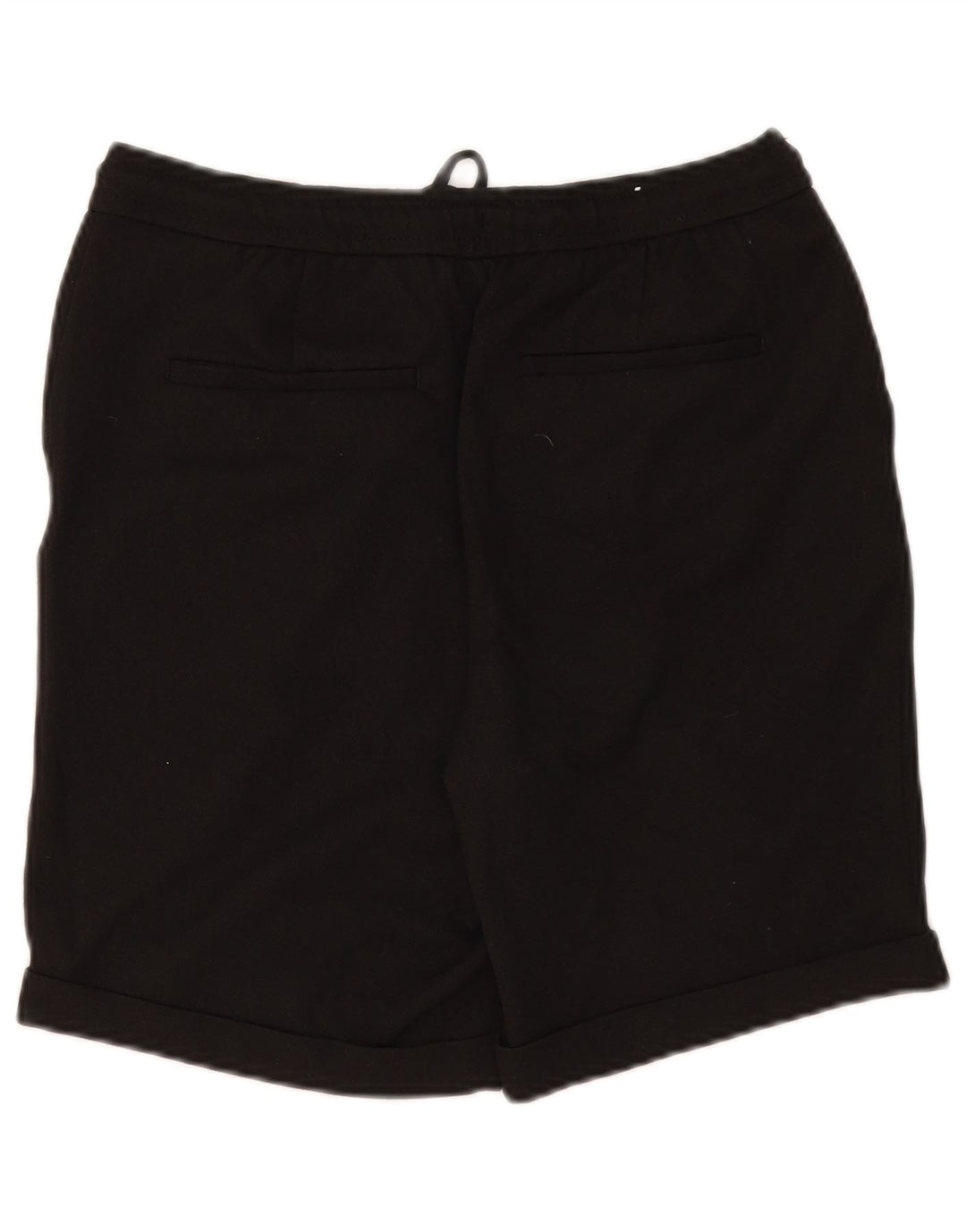 Zara Hombre Shorts Deportivos Medianos Negro Poliéster