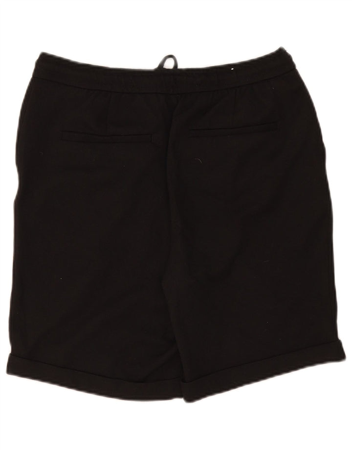 Zara Hombre Shorts Deportivos Medianos Negro Poliéster