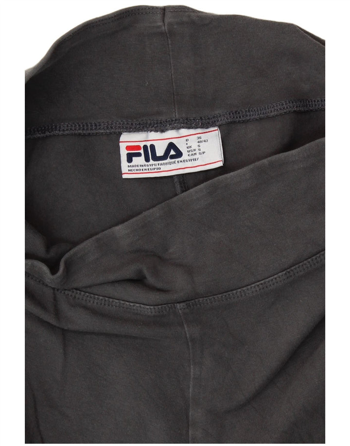 Fila Leggings gráficos para mujer Reino Unido 10 Pequeño algodón gris