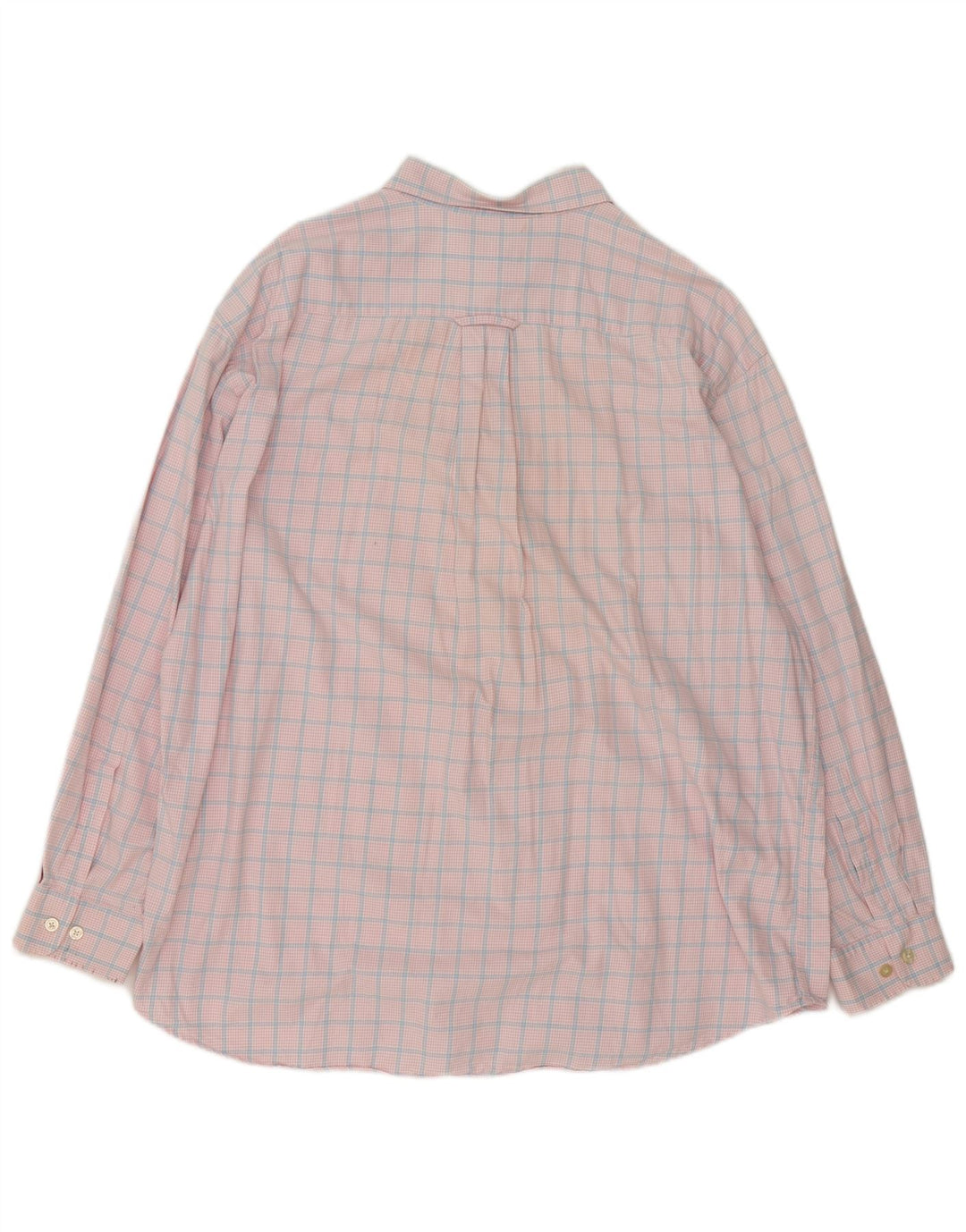 Camisa Orvis Hombre 2XL Algodón Cuadros Rosa