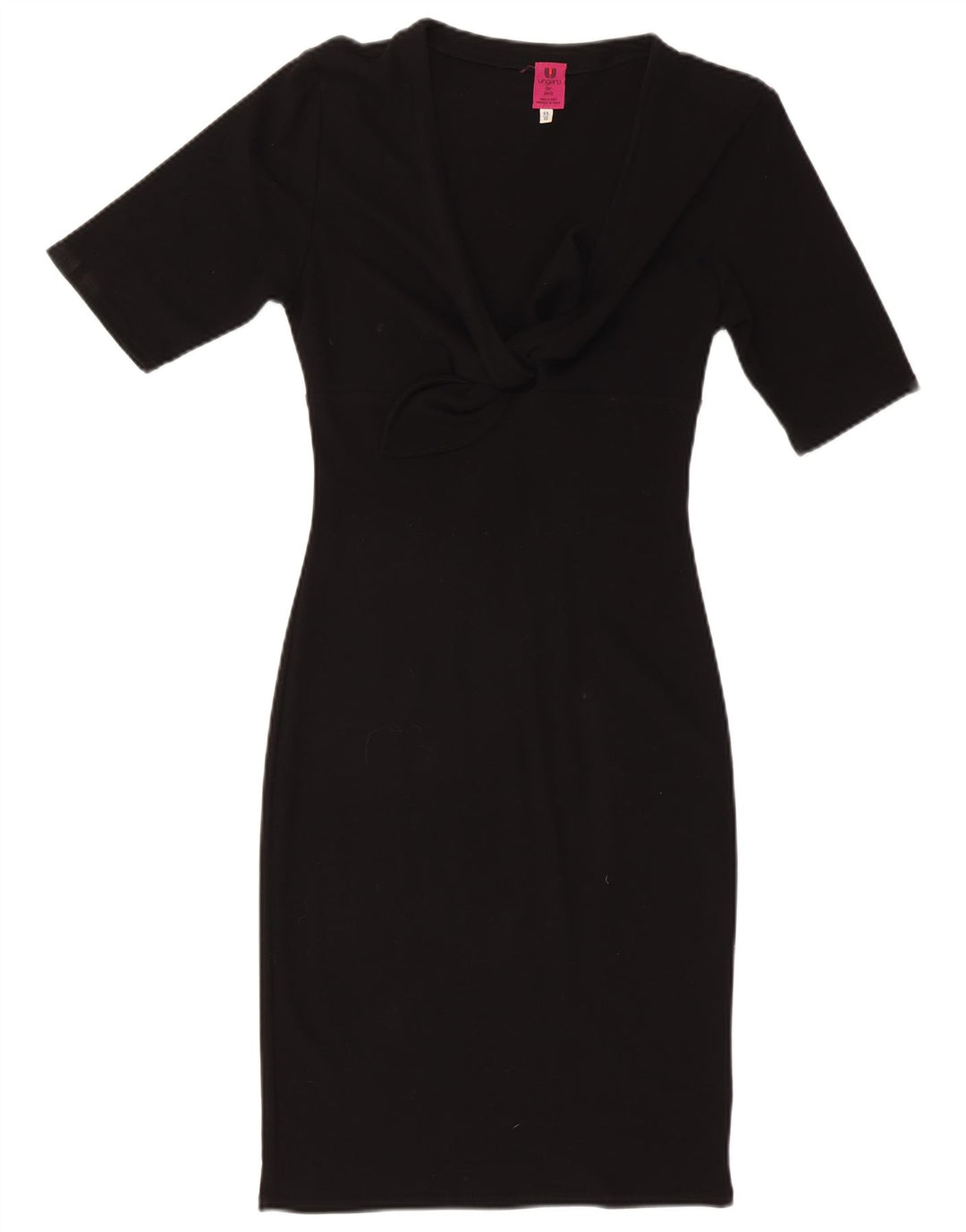 Ungaro Vestido ajustado para mujer UK 10 Small Black