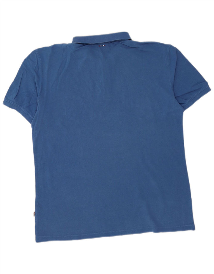 Napapijri Polo Hombre Azul Grande