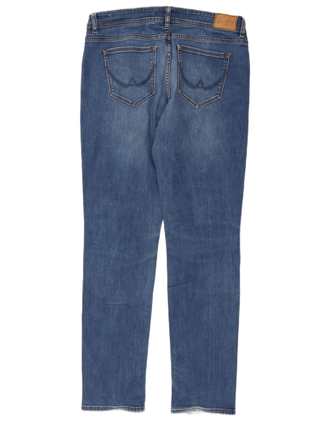 Superdry Mujer Imogen Slim Jeans W32 L32 Algodón Azul
