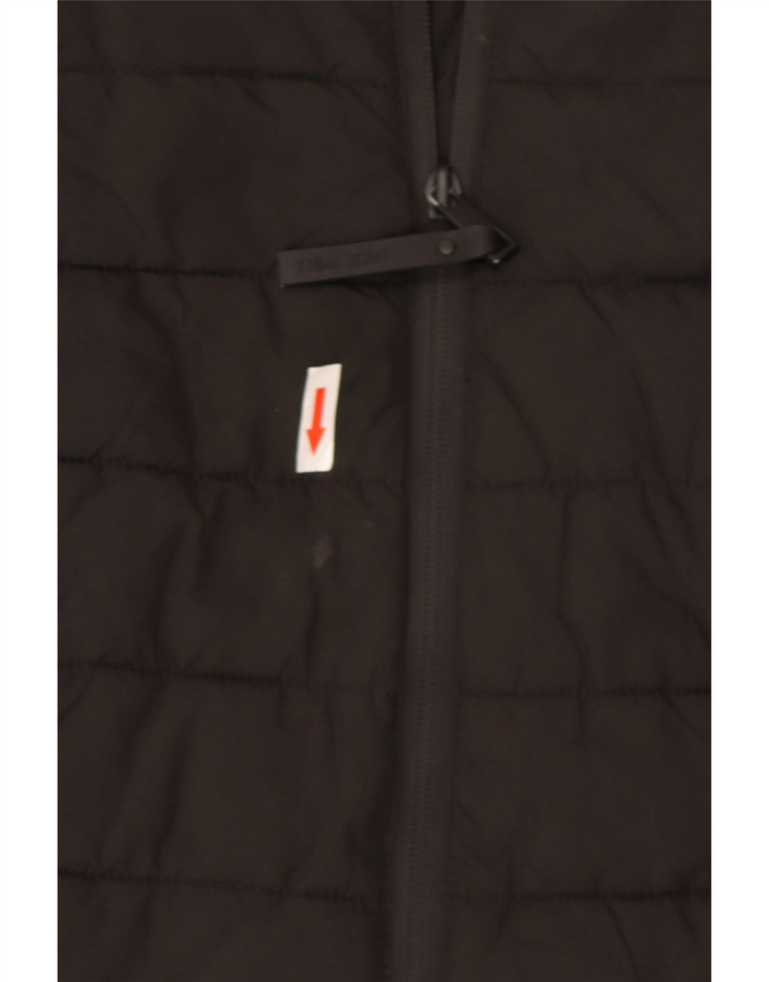 Jack Wills Chaleco acolchado para mujer UK 10 Small Poliéster negro