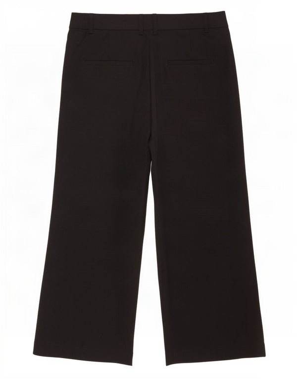 Gap Pantalones de traje pequeños de cintura alta para mujer US 4 Small W28 L27 Negro