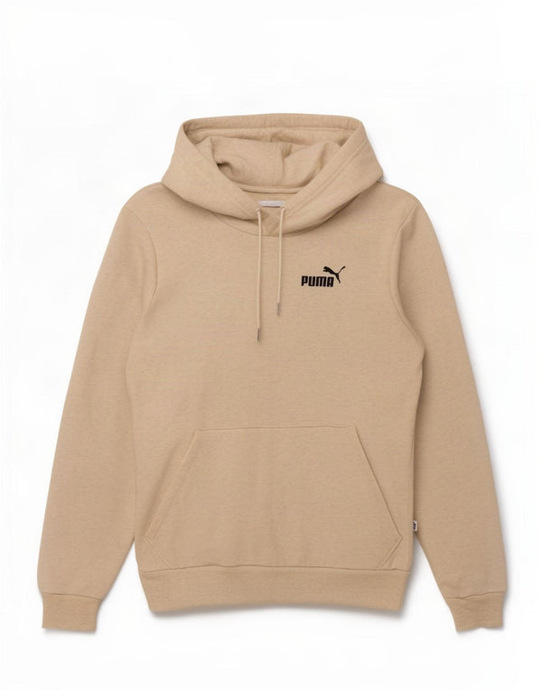 Puma Sudadera con capucha para mujer UK 10 Small Beige Moteado Algodón