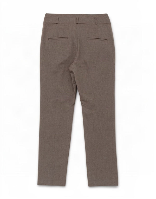 Zara Mujer Pantalón Chino Tapered Mediano W28 L28 Gris
