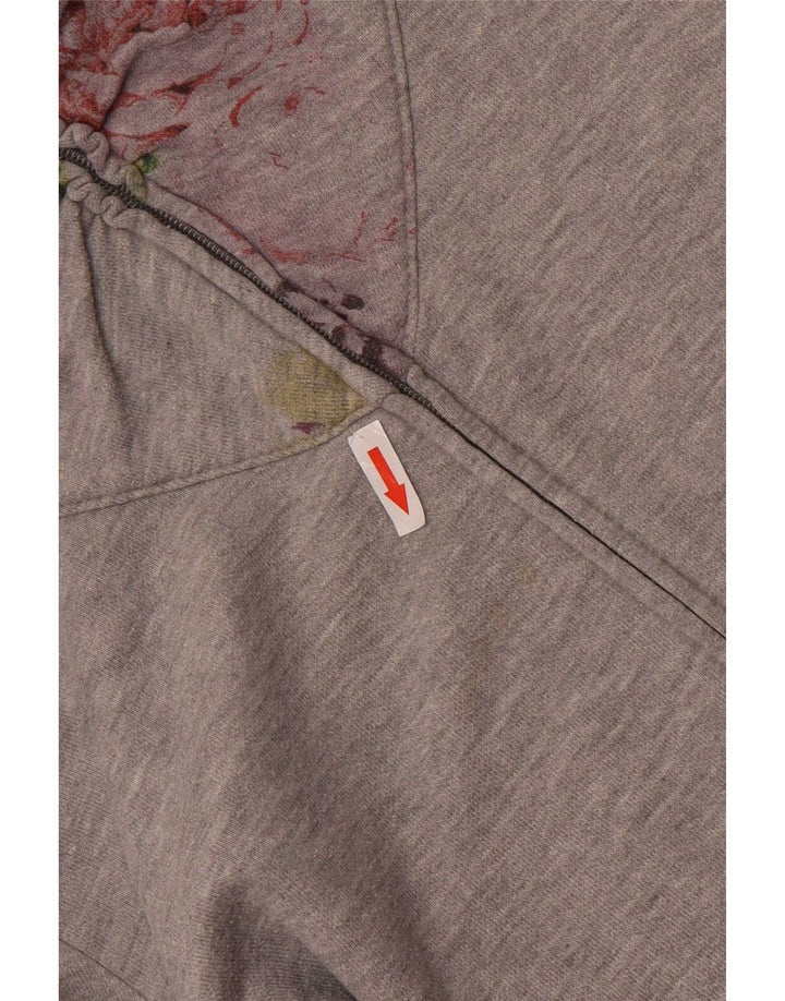 Champion Chaqueta de chándal para mujer UK 40 Algodón floral gris medio