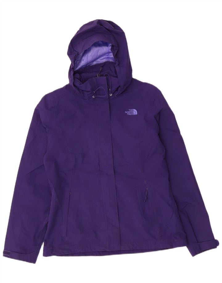 THE NORTH FACE Chaqueta impermeable con capucha Hyvent para mujer Reino Unido 44 Nylon morado mediano