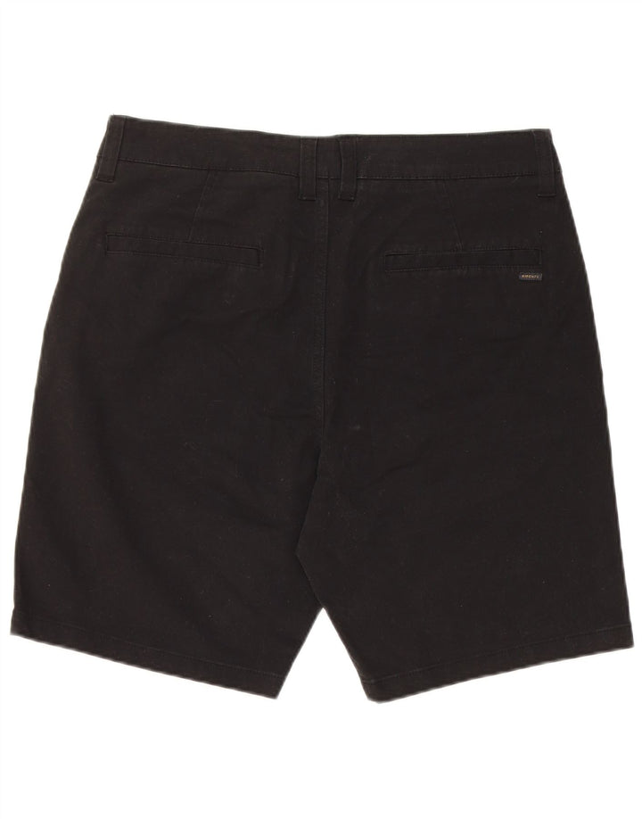 Rip Curl Pantalones cortos chinos a medida para hombre W32 Algodón negro mediano