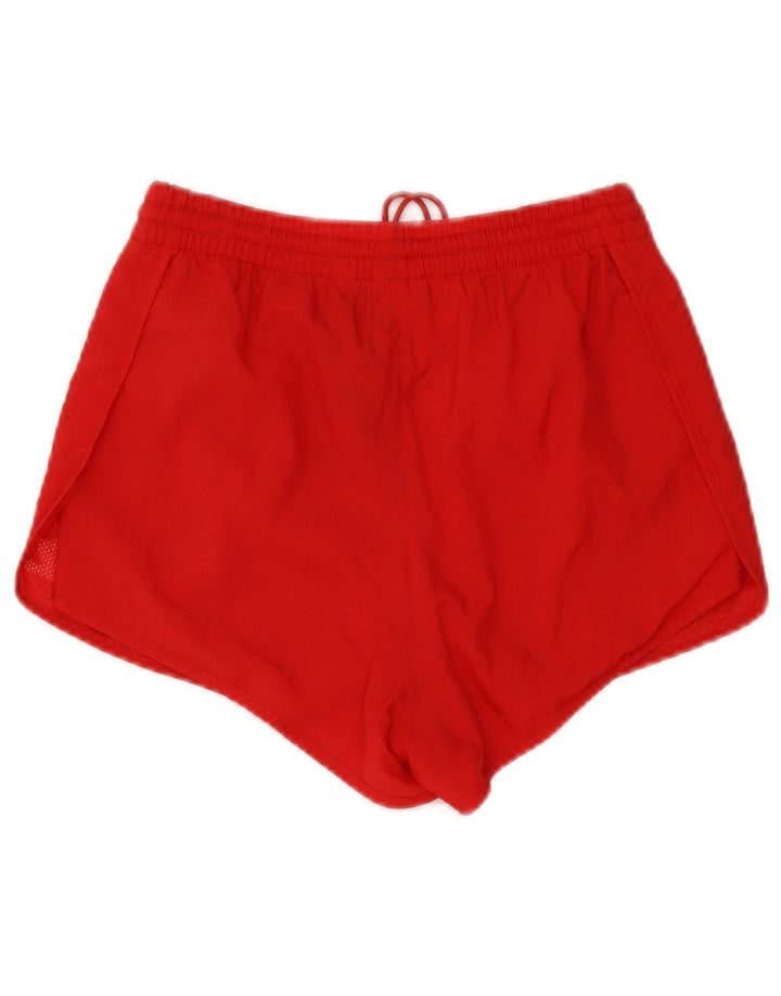 Adidas Pantalones cortos deportivos para mujer UK 6 XS Rojo Poliéster