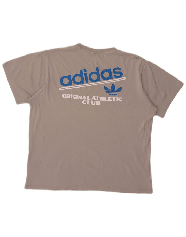 Adidas Camiseta Hombre Top XL Gris Algodón