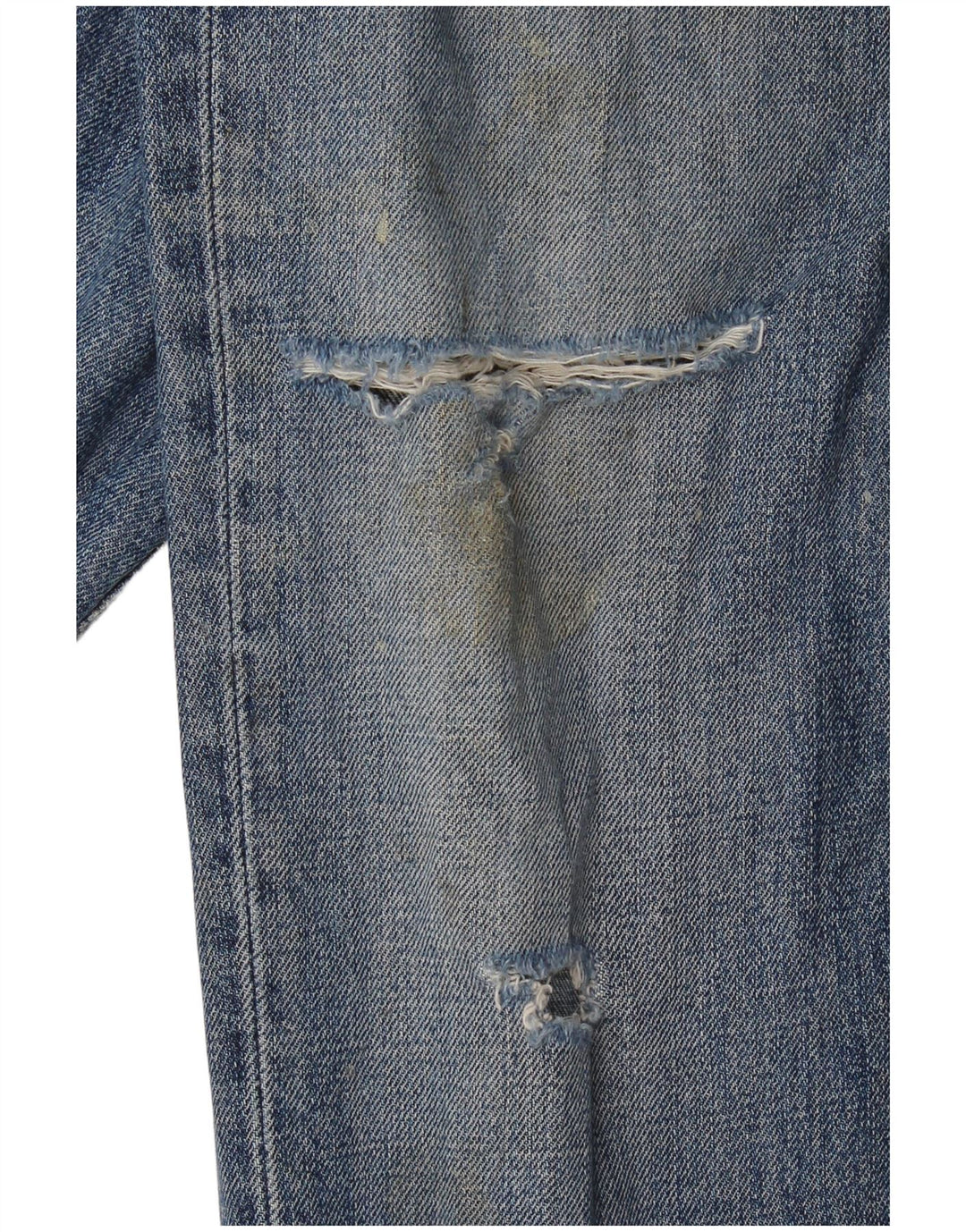 Carhartt Mujer Texas Vaqueros Slim Desgastados W30 L32 Algodón Azul