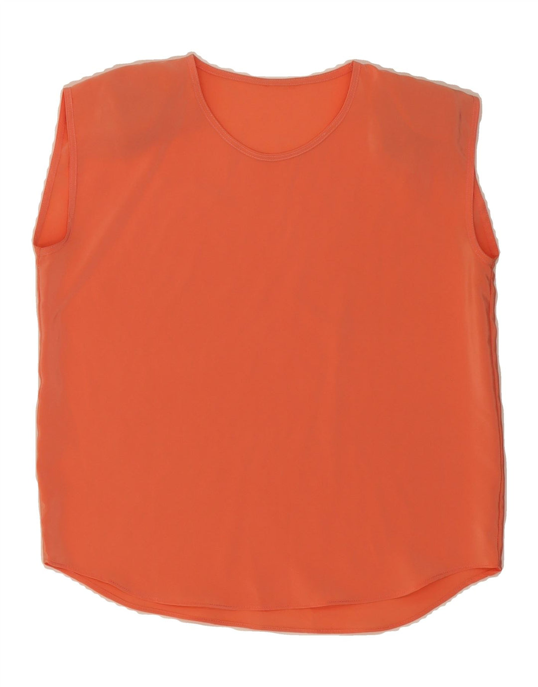 VINTAGE Womens Sleeveless Blouse Top UK 14 Large Red Vintage Vintage and Second-Hand Vintage from Messina Hembry 