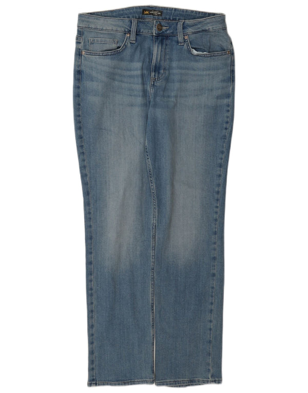 Vaqueros rectos de corte regular y tiro medio para hombre Lee W29 L31 Algodón azul