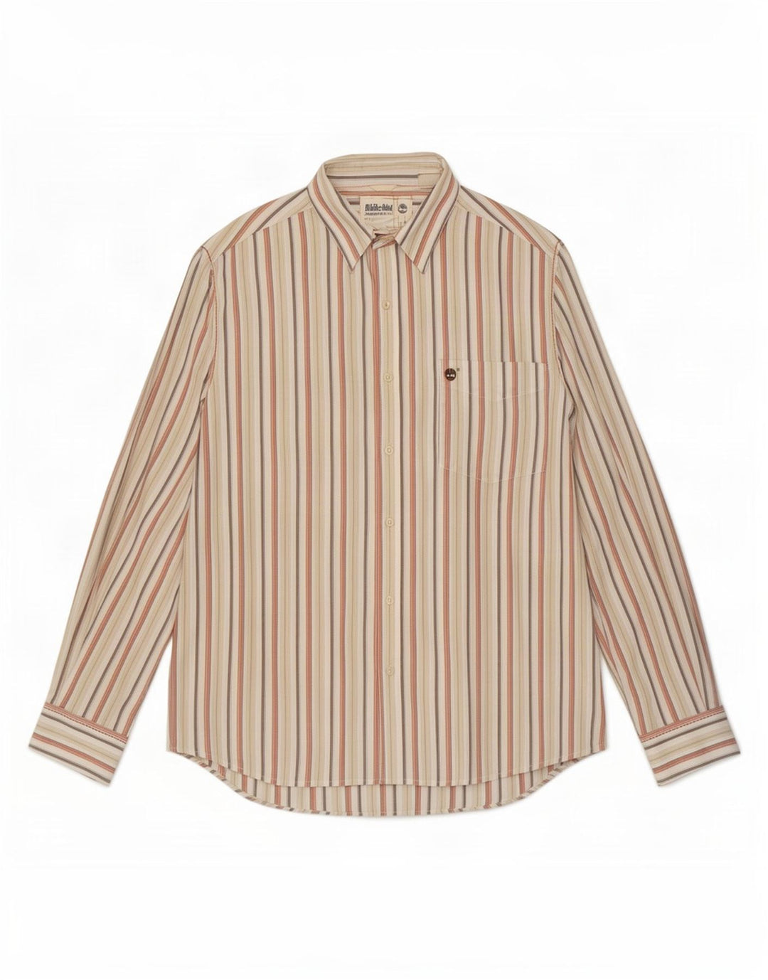 Camisa Timberland Hombre Grande Algodón A Rayas Multicolor